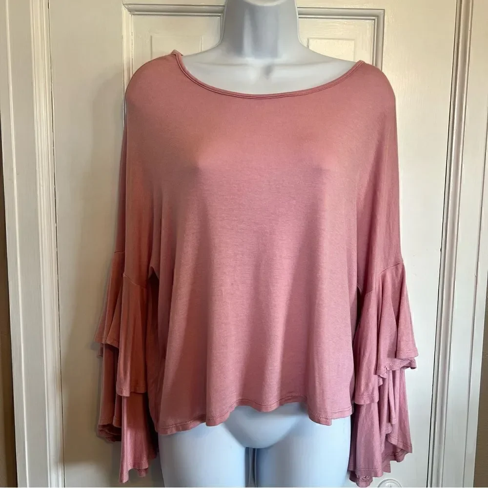 Gaze Pink Flowy Pink top